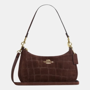Coach Soft Teri Shoulder Bag - Gold/Maple