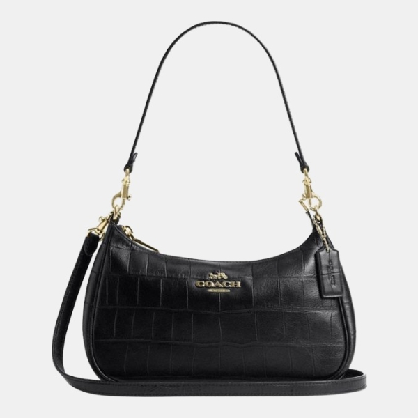 Coach Soft Teri Shoulder Bag - Gold/Black