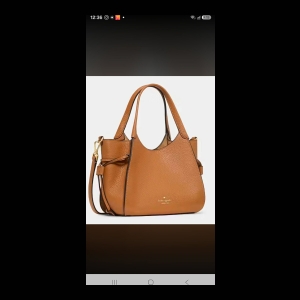Kate Spade Leather Satchel Handbag - Camel