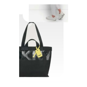 DKNY Logo Tote Bag - Black