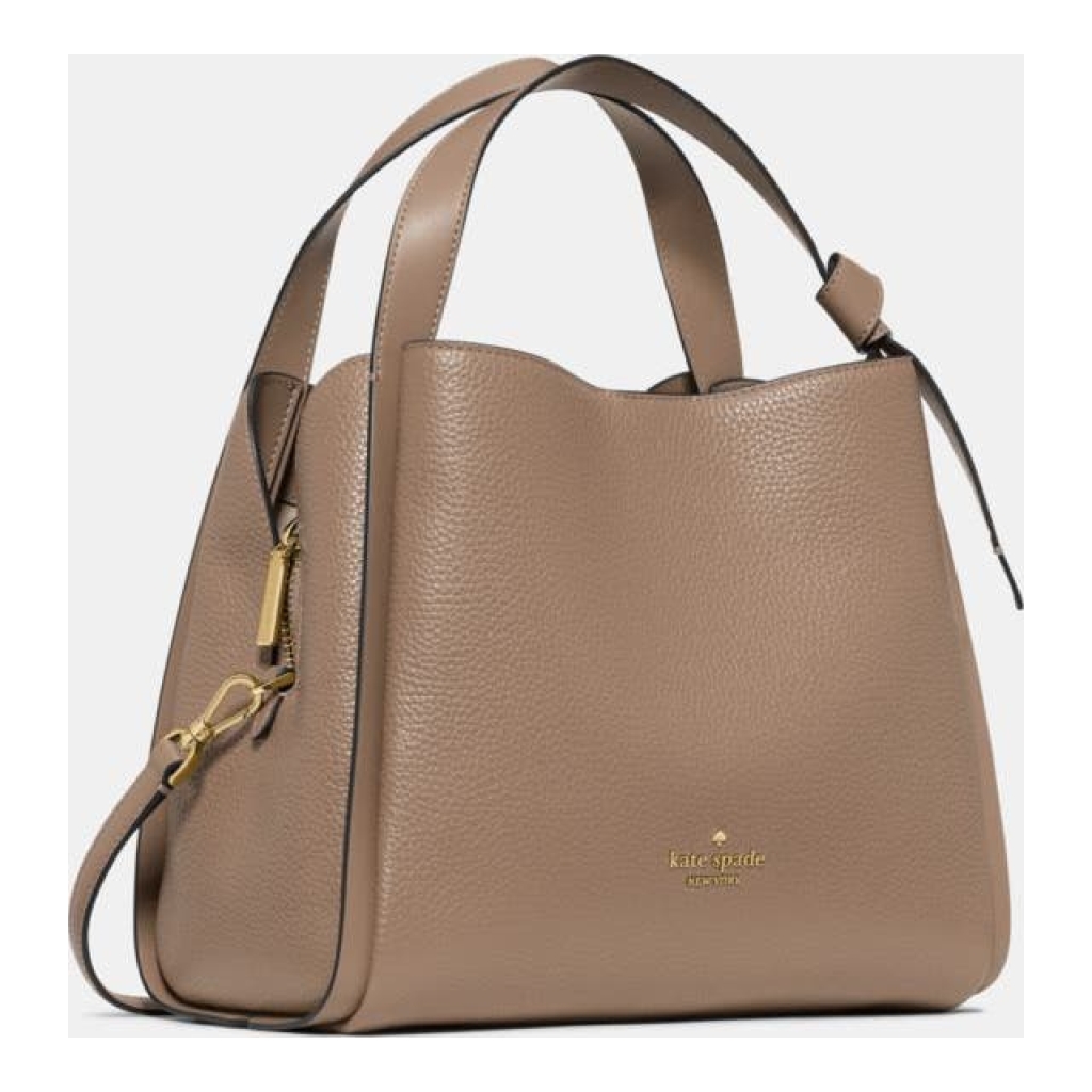 Kate Spade Leather Shoulder Bag - Taupe