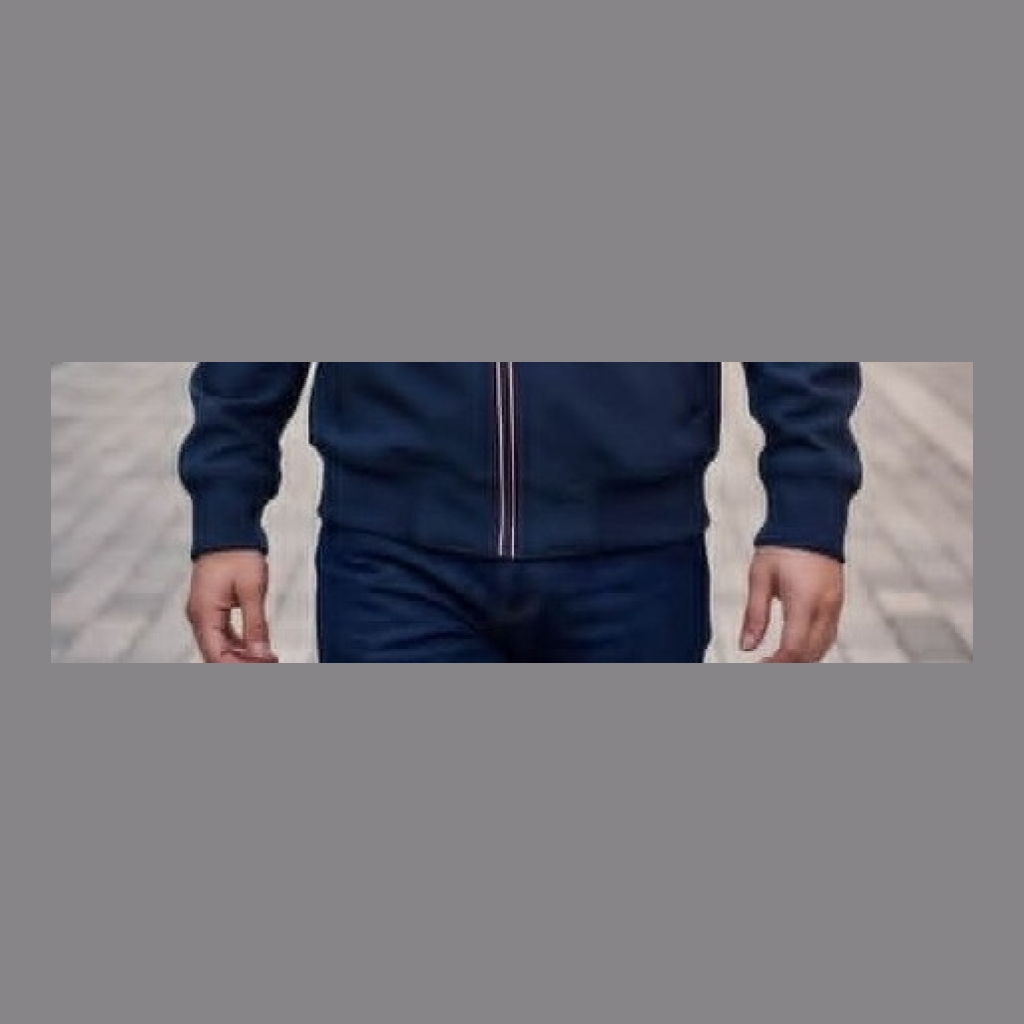 Tommy Hilfiger Zip-up Hooded Jacket - Navy Blue - Size XL