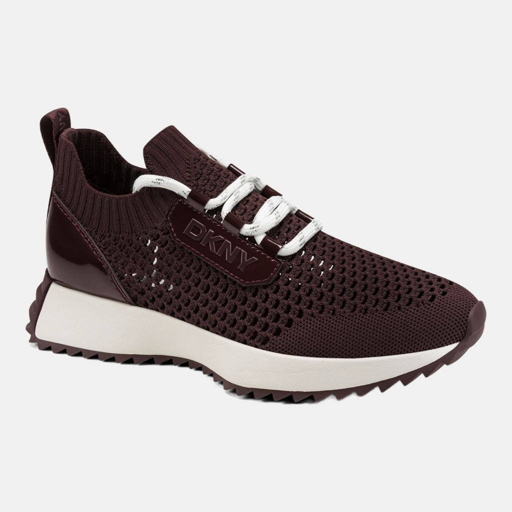 DKNY Women's Nantes Lace-Up Sneakers - Sangria