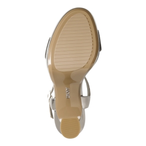 DKNY Women's Cherish Platform Dress Sandals - Champagne - Image 5