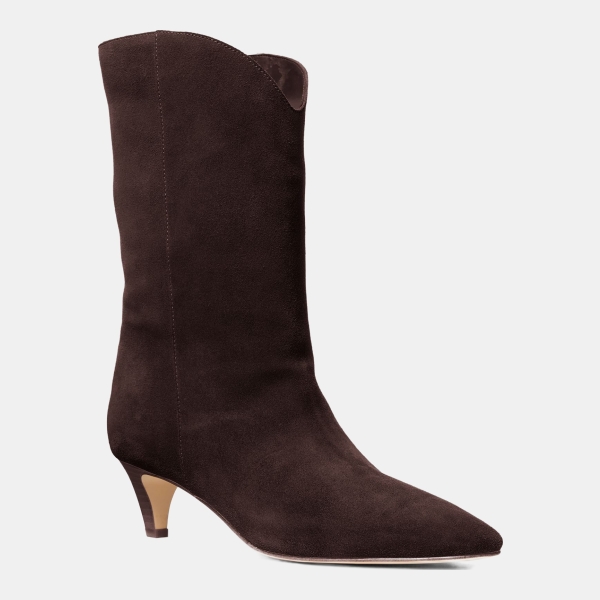 Women's Daniela Slip-On Mid Boots - Chocolate Suede