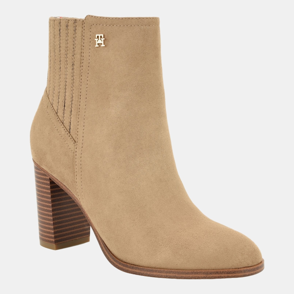 Tommy Hilfiger Women's Dannie Block Heel Booties - Medium Natural