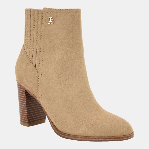 Tommy Hilfiger Women's Dannie Block Heel Booties - Medium Natural