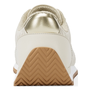 Michael Kors Women's Rhodes Trainer Lace-Up Sneakers - Vanilla Coated Canvas - Image 4