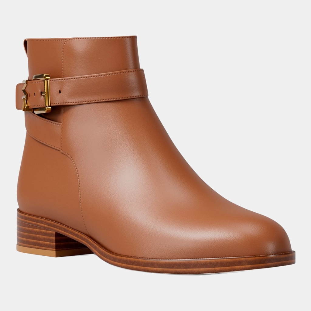 Women's Rachel Almond Toe Booties - Luggage