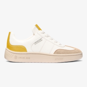 Michael Kors Outlet Kai Mixed-Media Sneaker - Image 3
