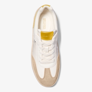 Michael Kors Outlet Kai Mixed-Media Sneaker - Image 5