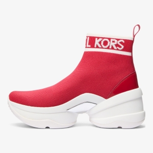 Michael Kors Outlet Olympia Stretch Knit Boot - Image 4