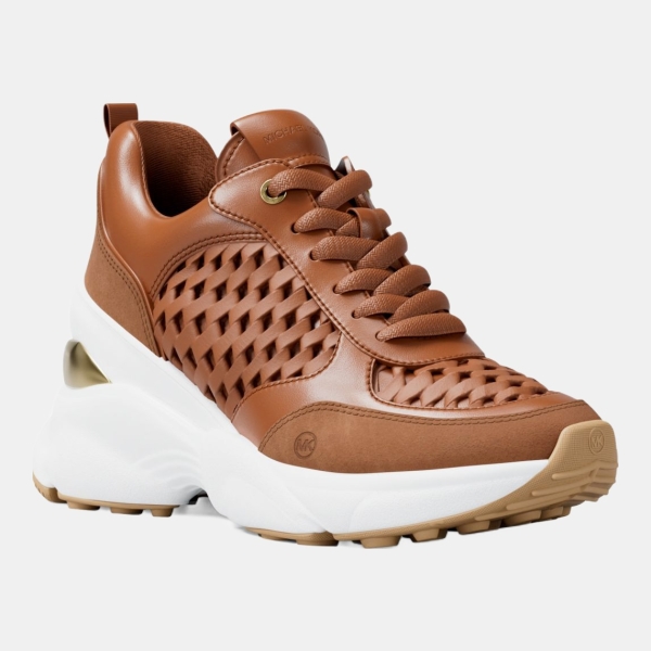 Michael Kors Outlet Katrina Woven Wedge Trainer