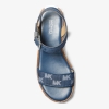 Michael Kors Outlet Richie Logo Jacquard Denim Espadrille Sandal - Image 4