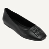 DKNY DARIANNE LOGO BALLET FLAT - Black - Image 3