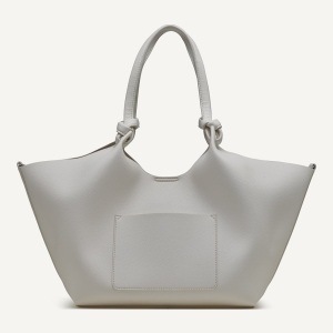 DKNY PAULA MEDIUM COMMUTER TOTE - Marshmallow - Image 7