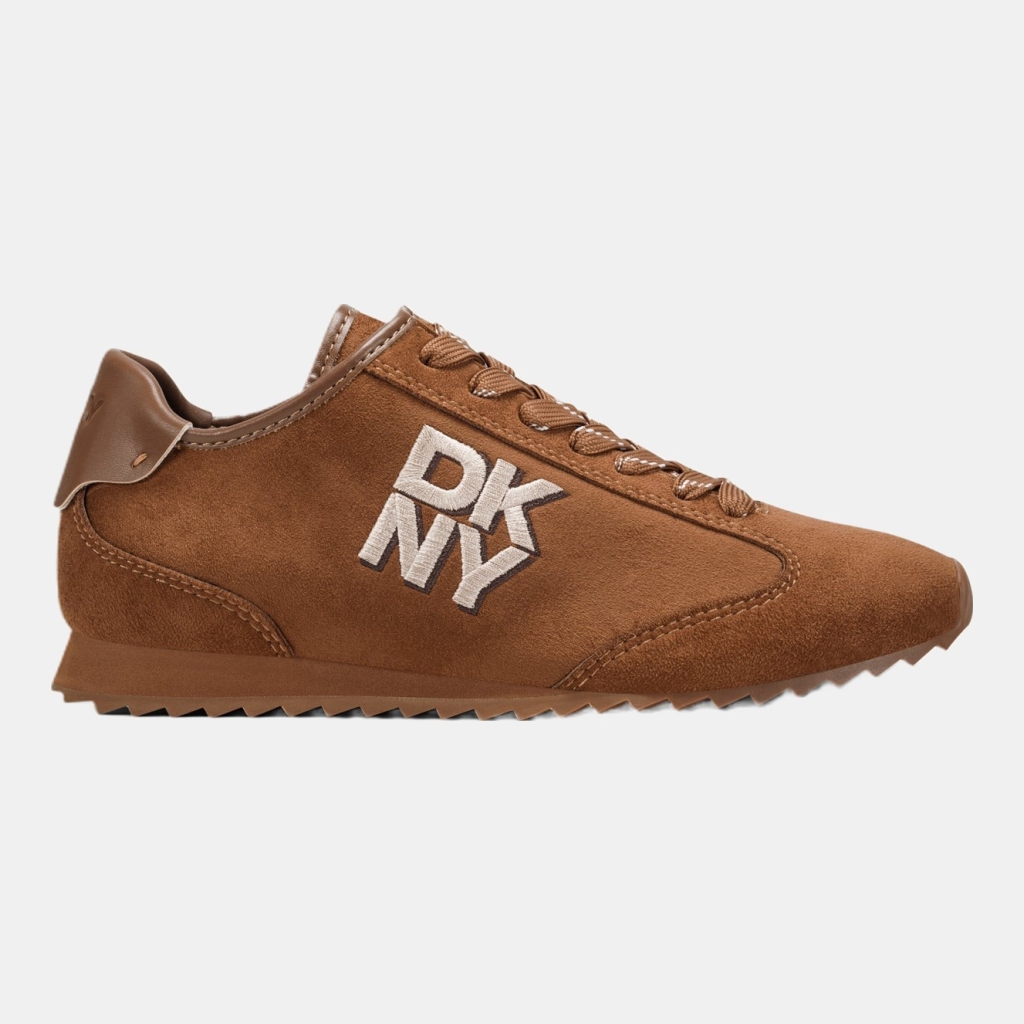 DKNY AVAHH LACE UP SNEAKER - Walnut