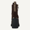 DKNY TOIA LACE-UP PLATFORM BOOTIE - Canyon Brown - Image 4
