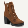 DKNY TOIA LACE-UP PLATFORM BOOTIE - Walnut - Image 3